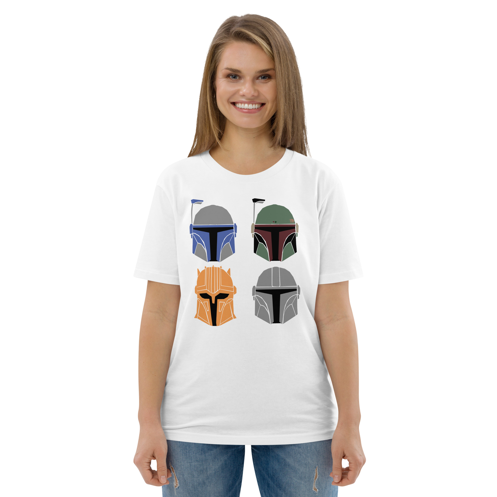 Mandalorian Helmets Star Wars t shirts - Sabers Galactic